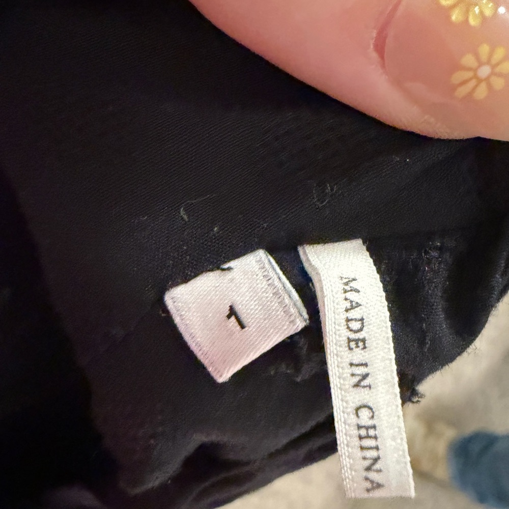 Sandro Paris Black Midi Dress Long Sleeve Textured Designer Dress - Picture 8 of 8